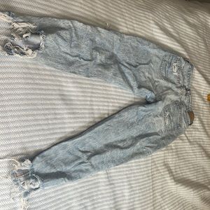 American Eagle mom jeans size 0
